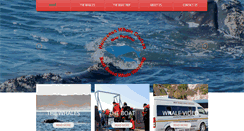 Desktop Screenshot of hermanus-whale-cruises.co.za